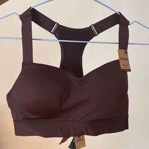 PINK Victoria's Secret Dark Maroon Sports Bra